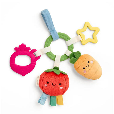 Veggie Bitzy Busy Ring Teething Activity Toy