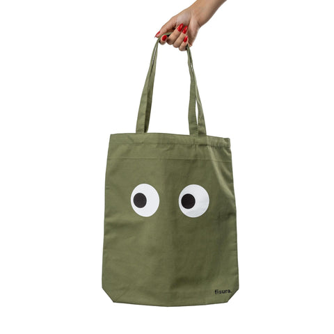 Green Eyes Tote Bag