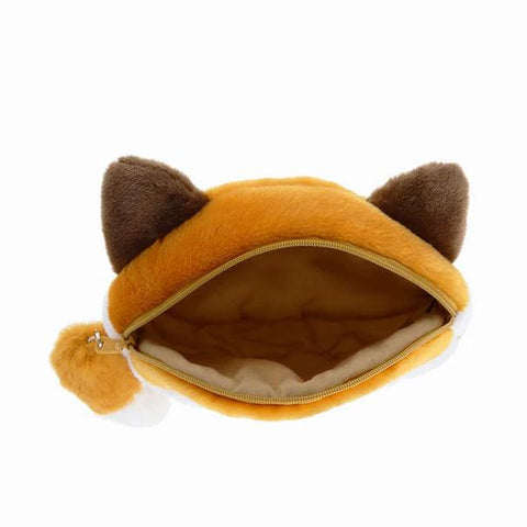 Mofusand Fluffy Fox Zipper Pouch