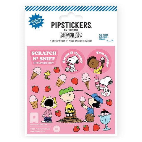 Peanuts Strawberry Scratch 'n Sniff Stickers