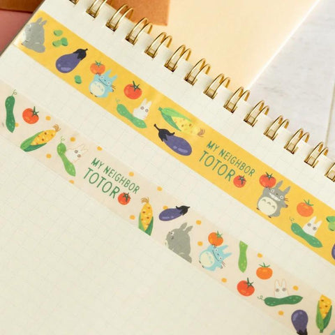 My Neighbor Totoro Washi Tape Set, Vegetables