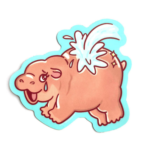 Cry Baby Hippo Sticker