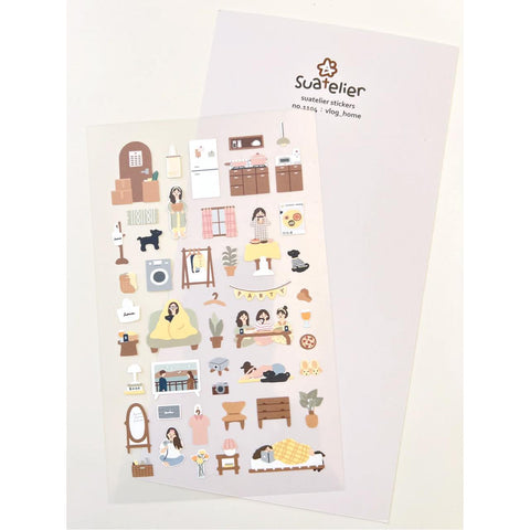 Stay at Home Stickers
