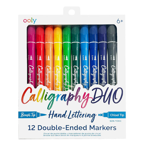 Calligraphy Duo: Double-Ended Marker Set