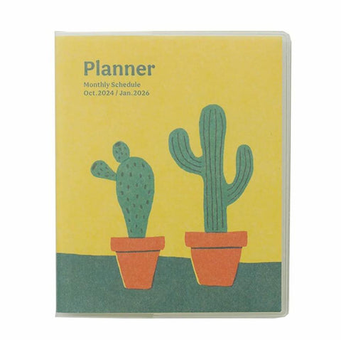 Cactus 2025 Monthly Planner