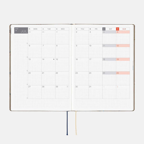 Bow + Tie: Galloping Horses Hobonichi HON A5 2026 Planner