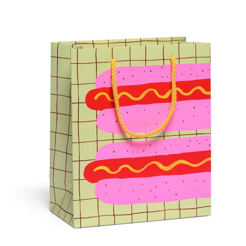 Neon Hot Dog Gift Bag