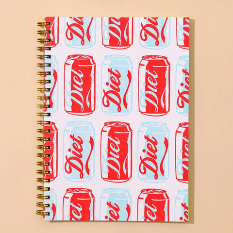 Diet Soda A5 Spiral Notebook
