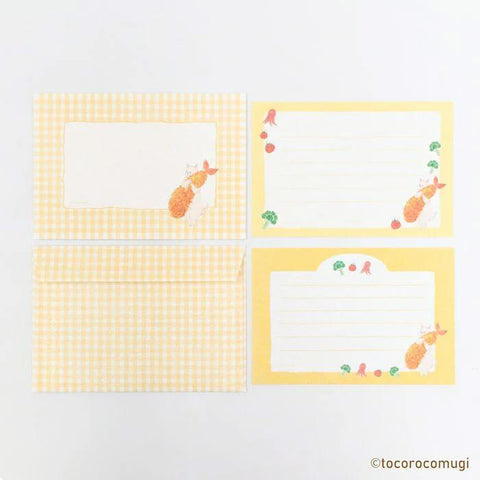 Tocorocomugi Mini Letter Set, Picnic