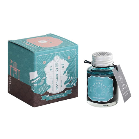 Teranishi Guitar Taisho Roman Haikara Ink, Brilliant Mint