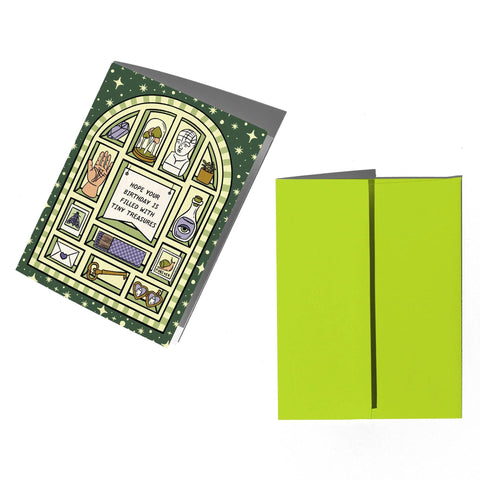 Cabinet of Curiosities Birthday Card