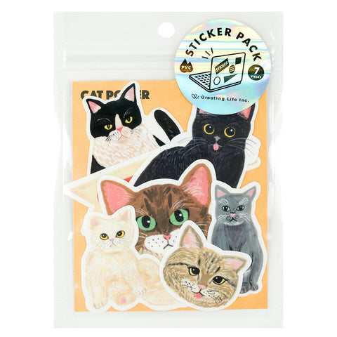 Sodeyama Kahoko Cat Sticker Pack