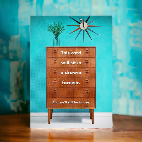 Drawer Anniversary Card