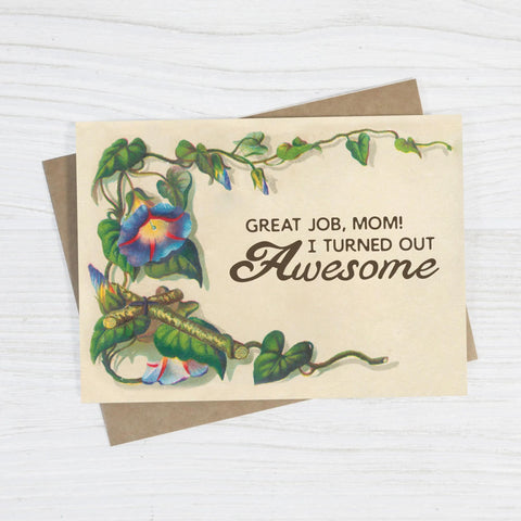 Great Job, Mom! Card