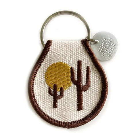 Desert Vibes Patch Keychain