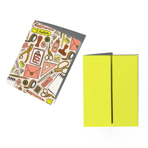 Stationery Patterned Card