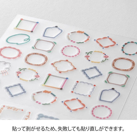 Date Circle Decorative Sticker Sheet