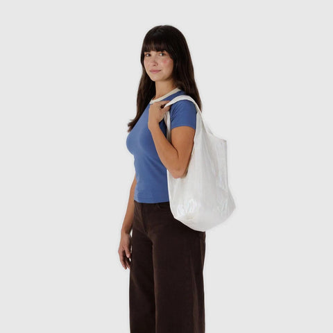 Standard Reusable Tote: Pearl Metallic