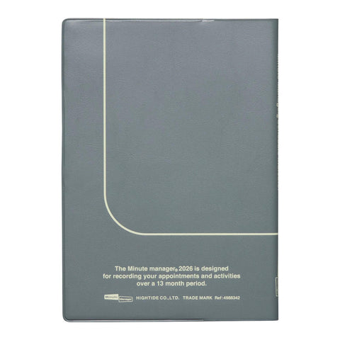 2026 Minute Manager Weekly Planner, Gray