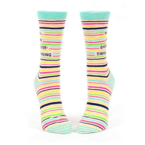 Shhh I'm Overthinking Socks