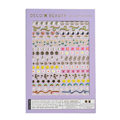Stay Groovy Nail Art Stickers
