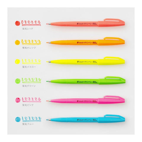 Neon Fude Touch Sign Pen Set