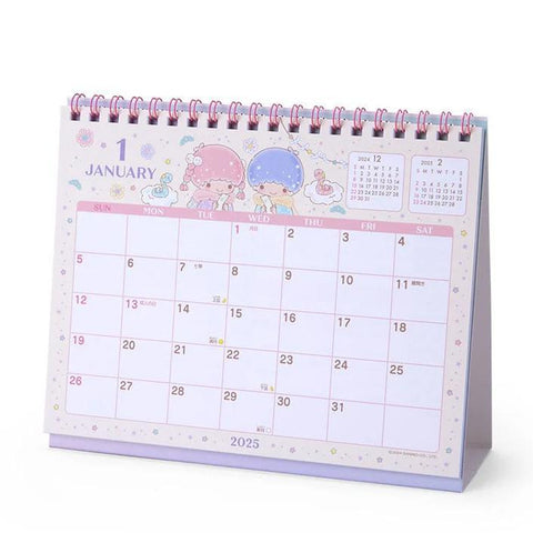 LittleTwinStars 2025 Desk Calendar