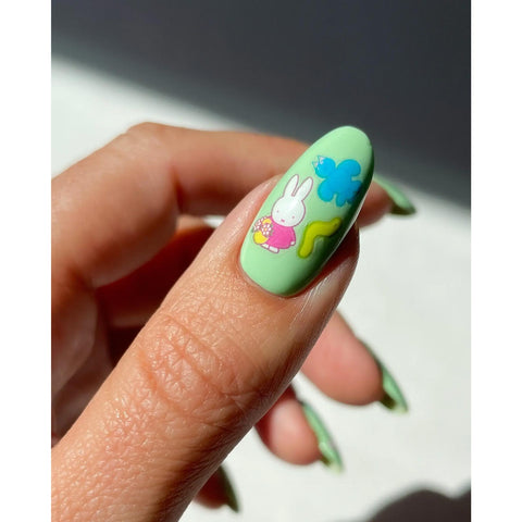 Miffy in the Garden Nail Art Stickers