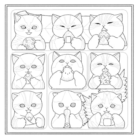 Mofusand Official Coloring Book