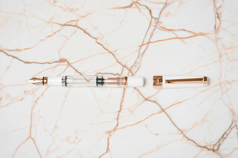 TWSBI Diamond 580 Fountain Pen, White + RoseGold II