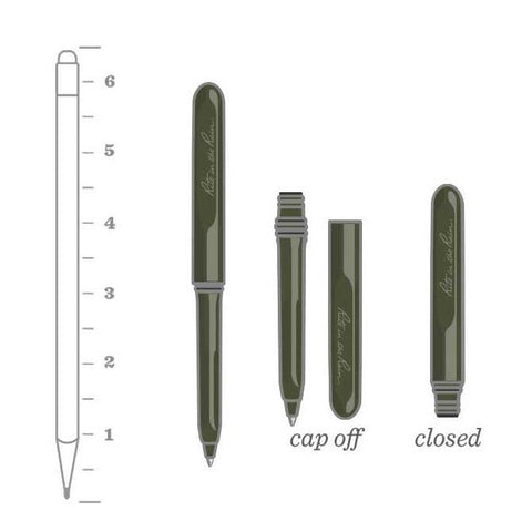 All-Weather Pocket Pen 2-Pack, Olive Drab Green