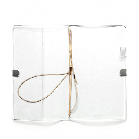 Clear Vinyl Travel Notebook Cover, A5 Slim