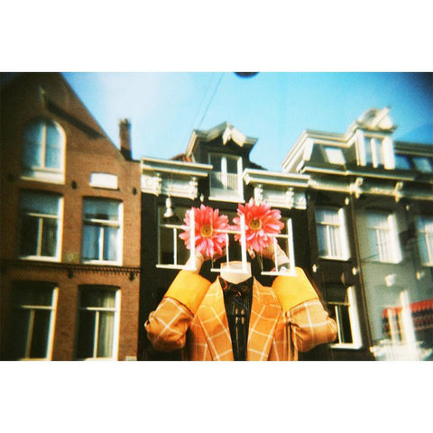Lilac + Silver Holga 135FC 35mm Film Camera
