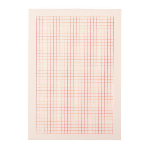 Fluo Orange A5 Grid Notepad