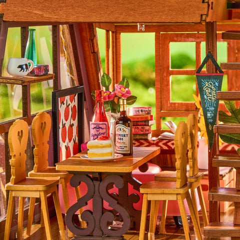 A-Frame Cabin DIY Miniature Kit