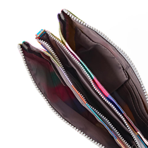 Carnaby Crossbody Bag, Wide Multi Stripe