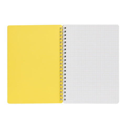 Wirebound A5 Grid Notebooks