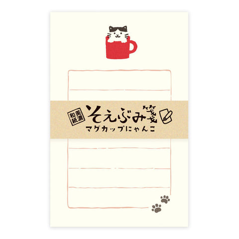 Mug Cat Mini Letter Set