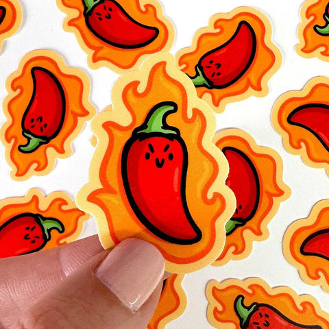 Spicy Pepper Mini Sticker