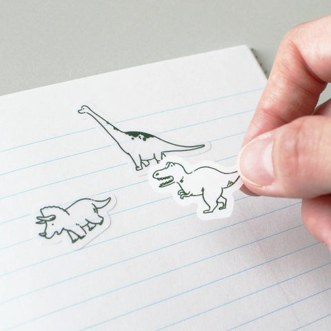 Ah là là Flake Stickers, Dinosaurs