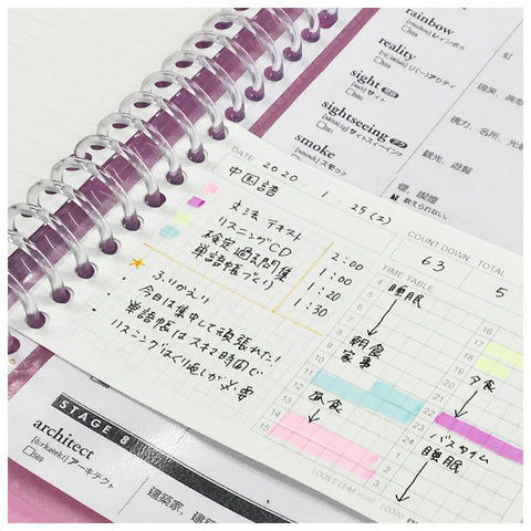 Time Planning Mini Loose Leaf Paper, B7