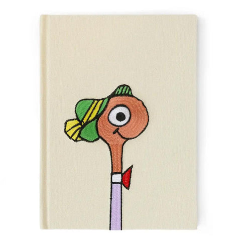 Lowly Worm Embroidered Journal