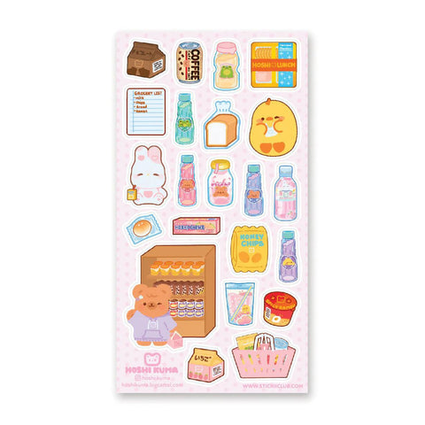 Cutie Snack Run Sticker Sheet