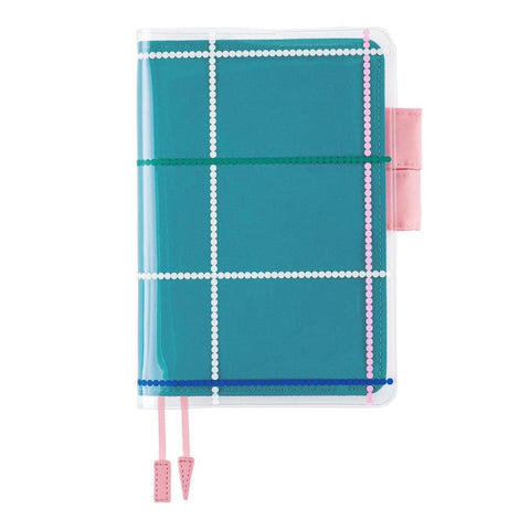 Hobonichi Techo Cover on Cover, Yoshie Watanabe: Dotted Plaid