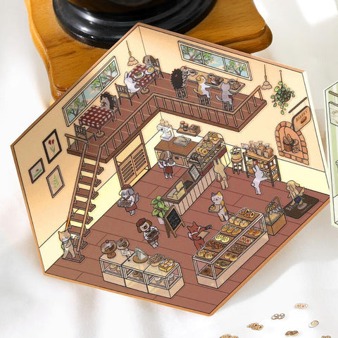Bakery Isometric Sticker Scene