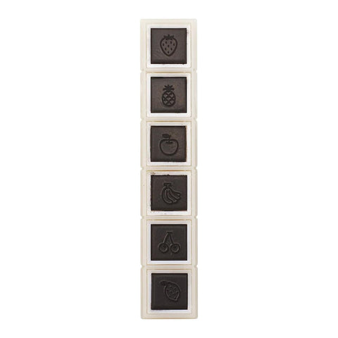 Pochitto6 Push-Button Stamps, Fruit