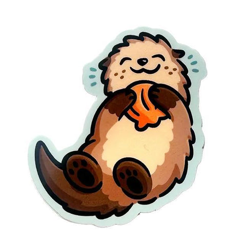 Sea Otter Mini Sticker