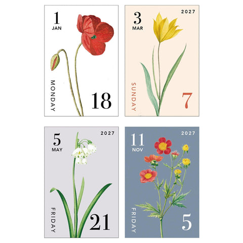 Flower Page-a-Day 2027 Calendar