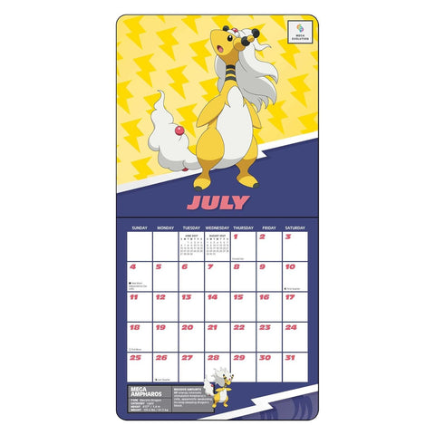 Pokémon 2027 Mini Wall Calendar