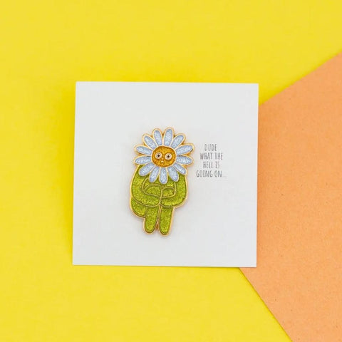 Flower Boy Enamel Pin
